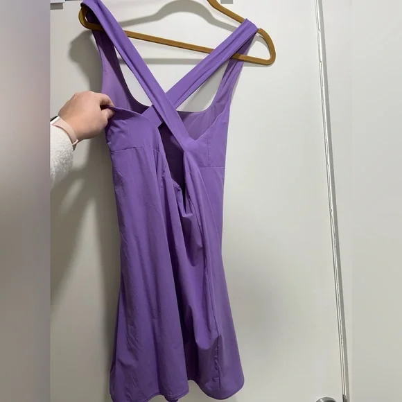 Outdoor Voices Cross Back Dress Medium Purple - Picture 2 of 6